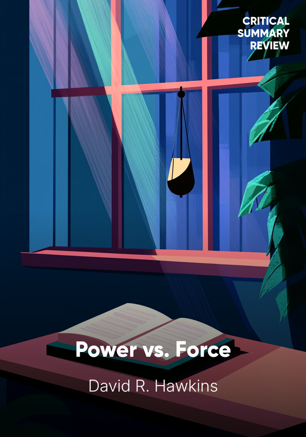 Book cover of Power vs. Force by David R. Hawkins — critical summary review on 12min