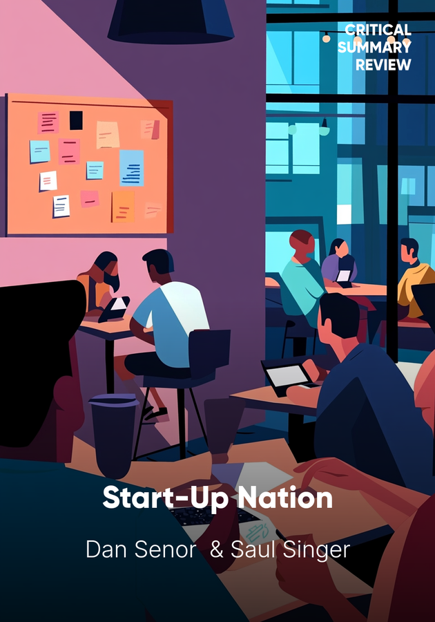 Book cover of Start-Up Nation by Dan Senor  — critical summary review on 12min