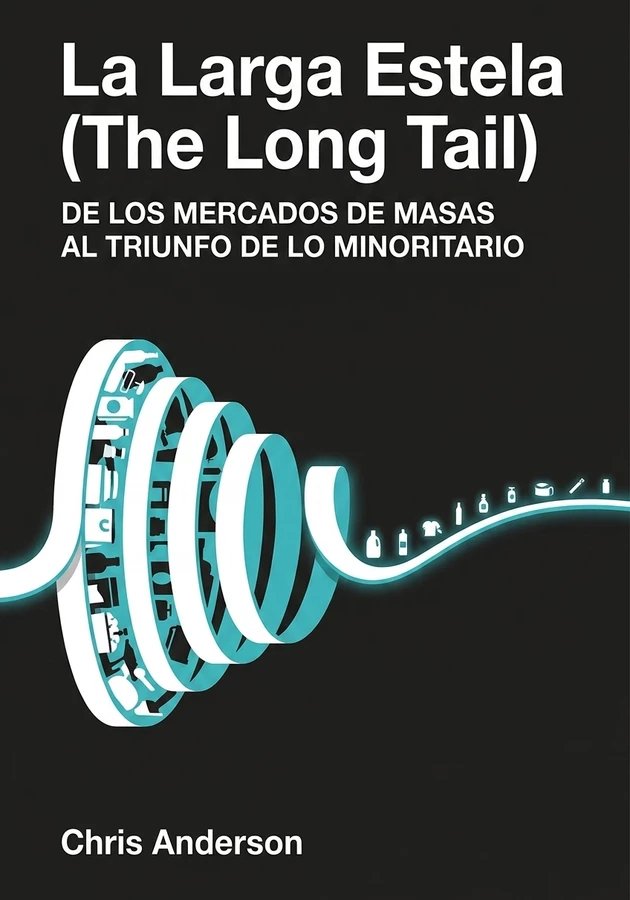 Portada del libro La Larga Estela (The Long Tail), de Chris Anderson  — resumen crítico y reseña en 12min