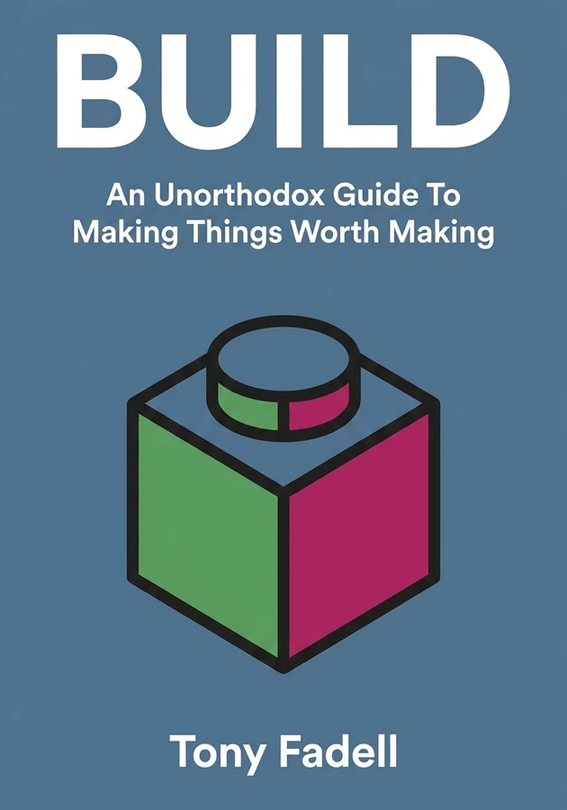 Book cover of Build by Tony Fadell — critical summary review on 12min