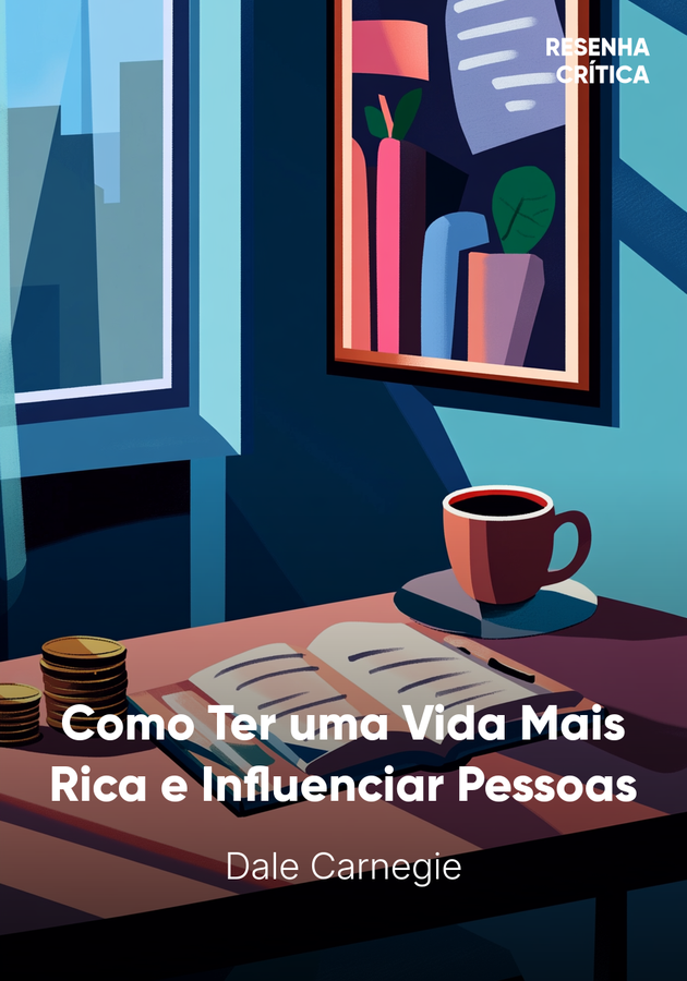 Capa do livro Como Ter uma Vida Mais Rica e Influenciar Pessoas, de Dale Carnegie — resumo e resenha crítica no 12min