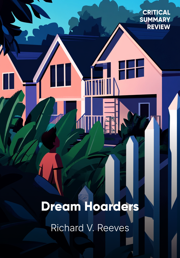 Book cover of Dream Hoarders by Richard V. Reeves — critical summary review on 12min