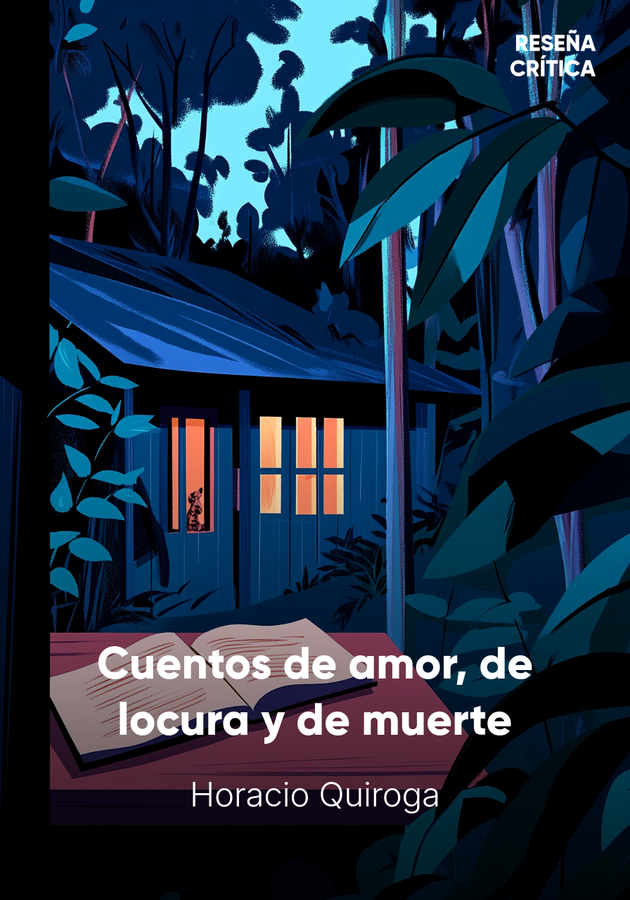 Portada del libro Cuentos de amor, de locura y de muerte, de Horacio Quiroga — resumen crítico y reseña en 12min
