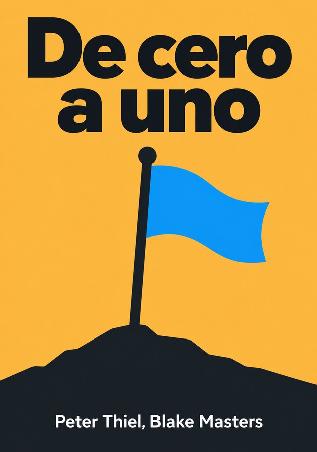 Portada del libro De cero a uno, de Blake Masters — resumen crítico y reseña en 12min