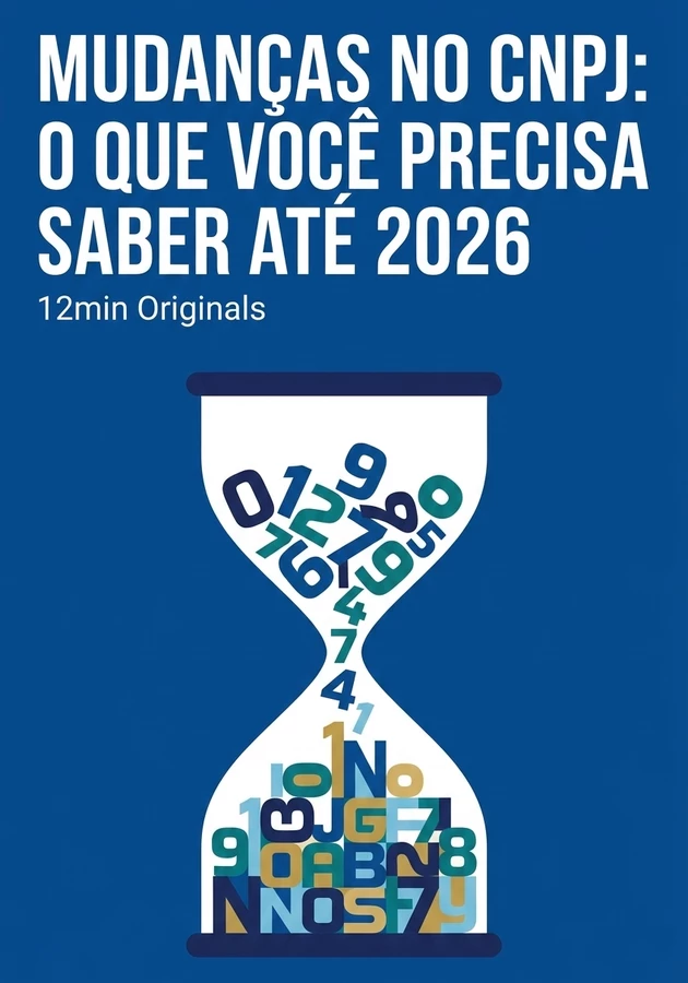 Capa do livro Mudanças no CNPJ: o que você precisa saber até 2026, de 12min Originals — resumo e resenha crítica no 12min