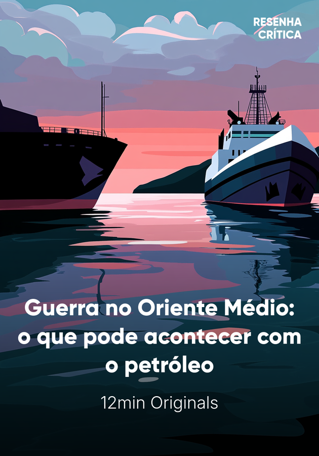 Capa do livro Guerra no Oriente Médio: o que pode acontecer com o petróleo, de 12min Originals — resumo e resenha crítica no 12min