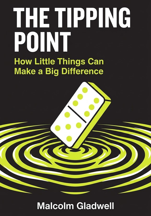 Book cover of The Tipping Point by Malcolm Gladwell — critical summary review on 12min