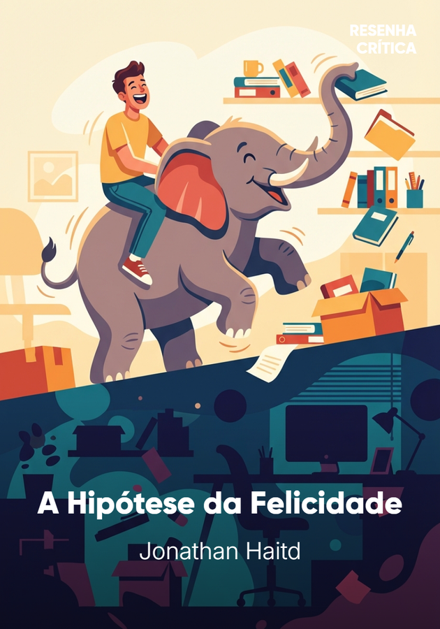Capa do livro A Hipótese da Felicidade, de Jonathan Haidt — resumo e resenha crítica no 12min