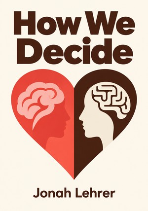 Book cover of How We Decide by Jonah Lehrer — critical summary review on 12min