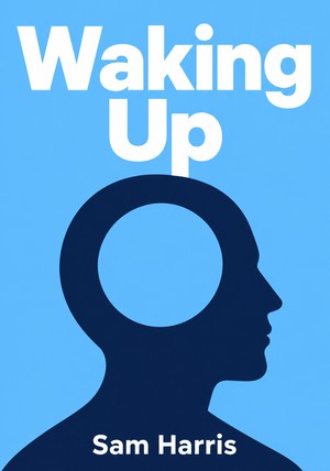 Book cover of Waking Up by Sam Harris — critical summary review on 12min