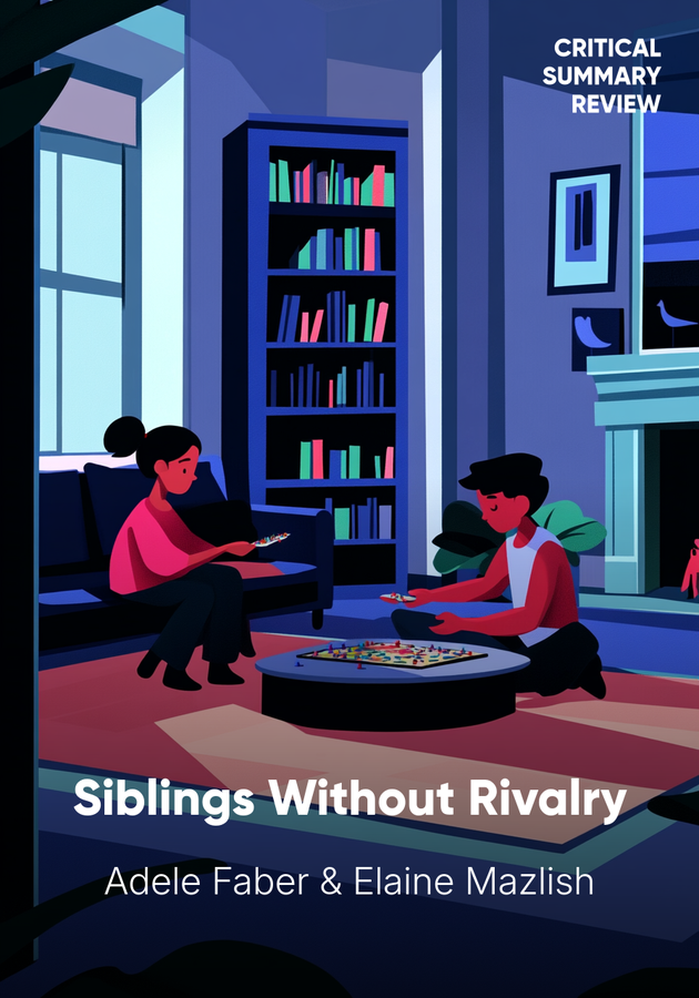 Book cover of Siblings Without Rivalry by Adele Faber — critical summary review on 12min