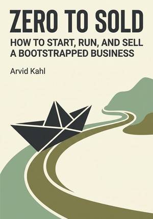 Book cover of Zero to Sold by Arvid Kahl — critical summary review on 12min
