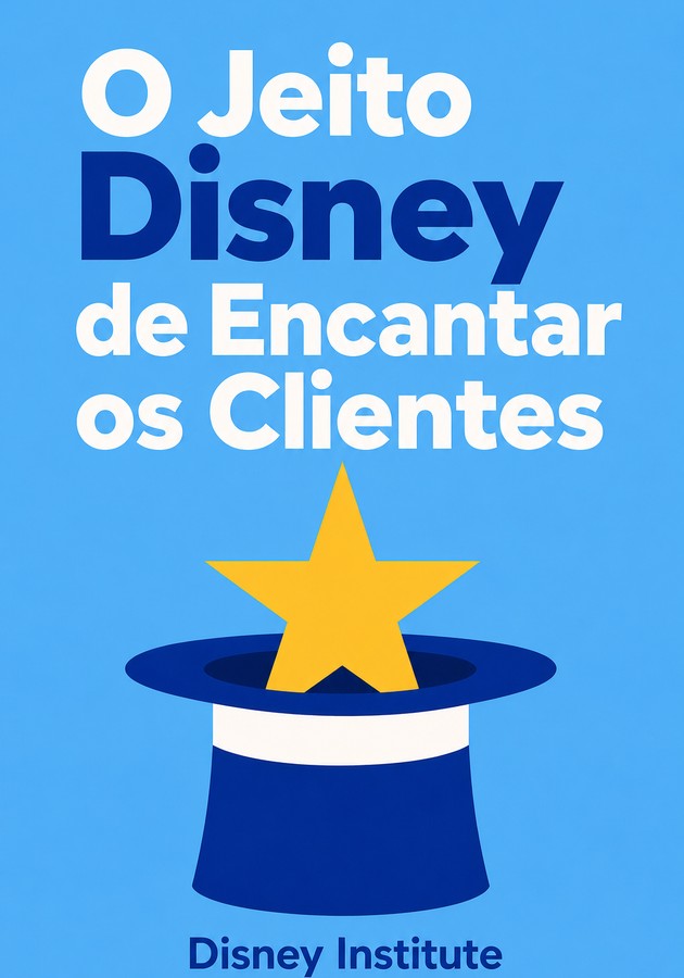 Capa do livro O Jeito Disney de Encantar os Clientes, de Disney Institute — resumo e resenha crítica no 12min