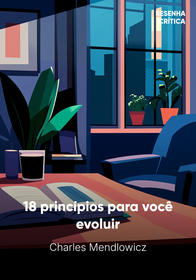 Capa do livro 18 princípios para você evoluir, de Charles Mendlowicz — resumo e resenha crítica no 12min