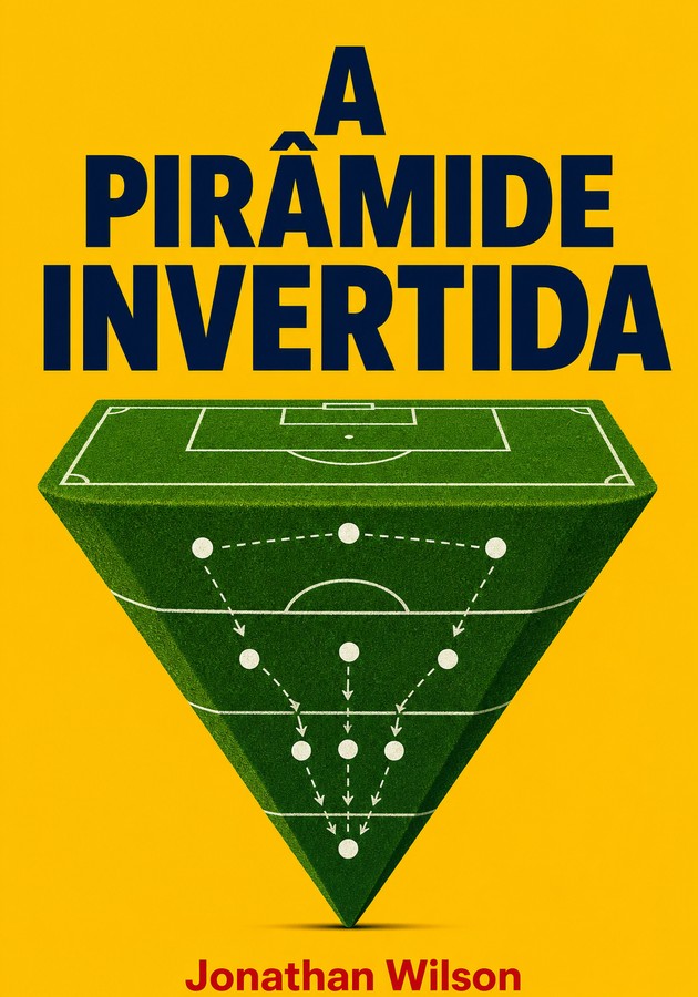 Capa do livro A Pirâmide Invertida, de Jonathan Wilson — resumo e resenha crítica no 12min