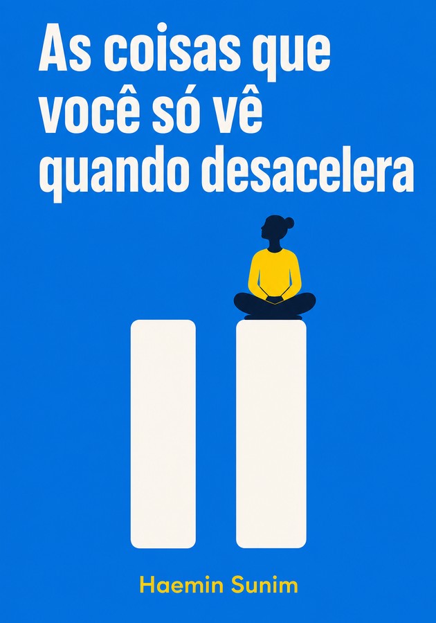 Capa do livro As coisas que você só vê quando desacelera, de Haemin Sunim — resumo e resenha crítica no 12min