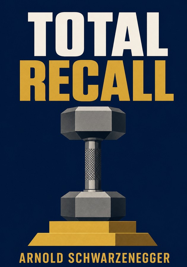 Capa do livro Total recall, de Arnold Schwarzenegger — resumo e resenha crítica no 12min