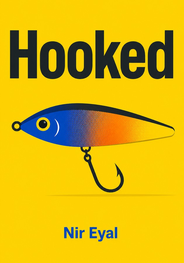 Capa do livro Hooked, de Nir Eyal — resumo e resenha crítica no 12min