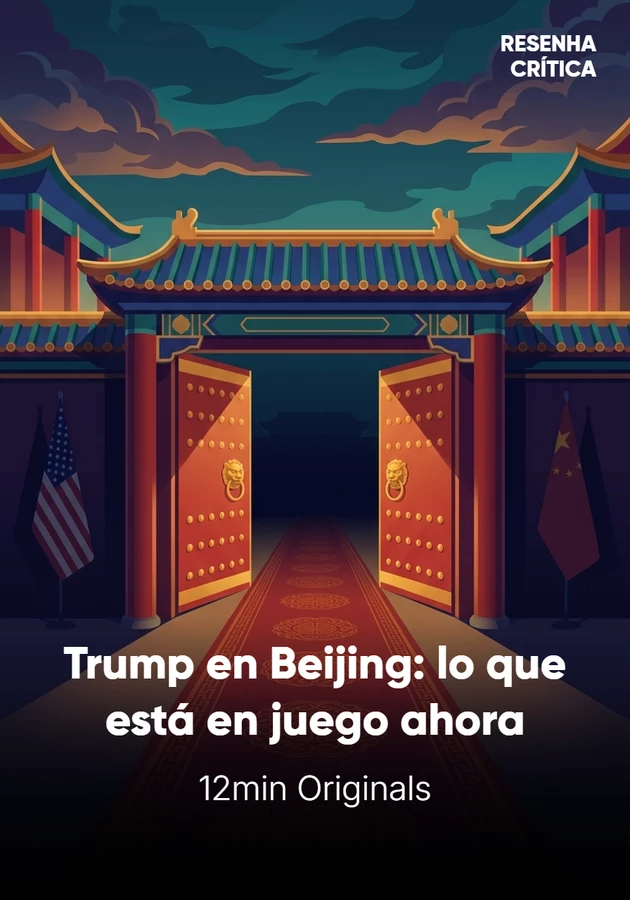 Portada del libro Trump en Beijing: lo que está en juego ahora, de 12min Originals — resumen crítico y reseña en 12min