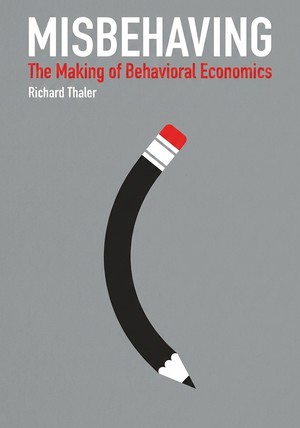 Book cover of Misbehaving by Richard Thaler — critical summary review on 12min
