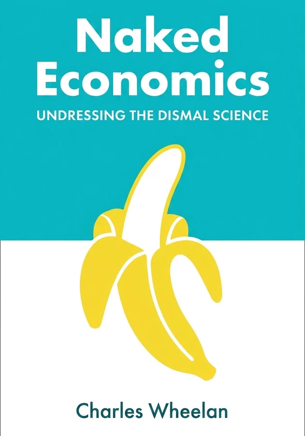 Book cover of Naked Economics by Charles Wheelan — critical summary review on 12min