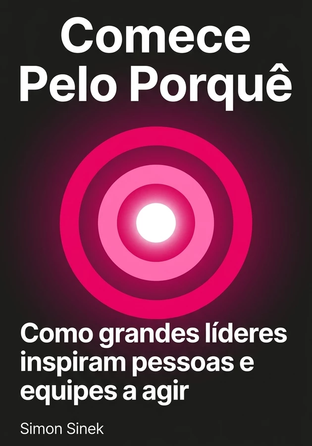 Capa do livro Comece Pelo Porquê, de Simon Sinek — resumo e resenha crítica no 12min