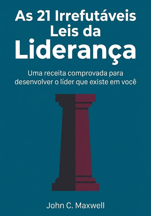 Capa do livro As 21 Irrefutáveis Leis da Liderança, de John C. Maxwell — resumo e resenha crítica no 12min