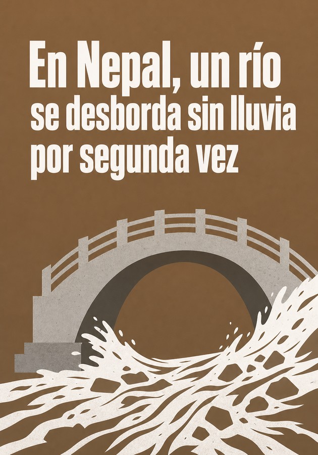 Portada del libro En Nepal, un río se desborda sin lluvia por segunda vez, de 12min Originals — resumen crítico y reseña en 12min