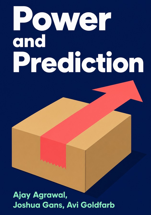 Capa do livro Power and Prediction, de Joshua Gans — resumo e resenha crítica no 12min