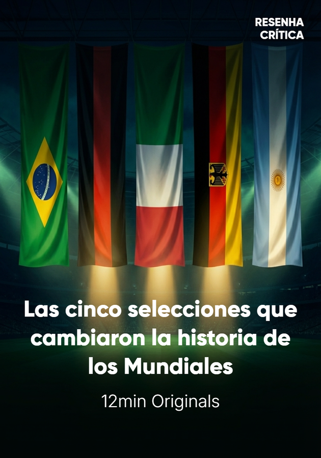 Portada del libro Las cinco selecciones que cambiaron la historia de los Mundiales, de 12min Originals — resumen crítico y reseña en 12min