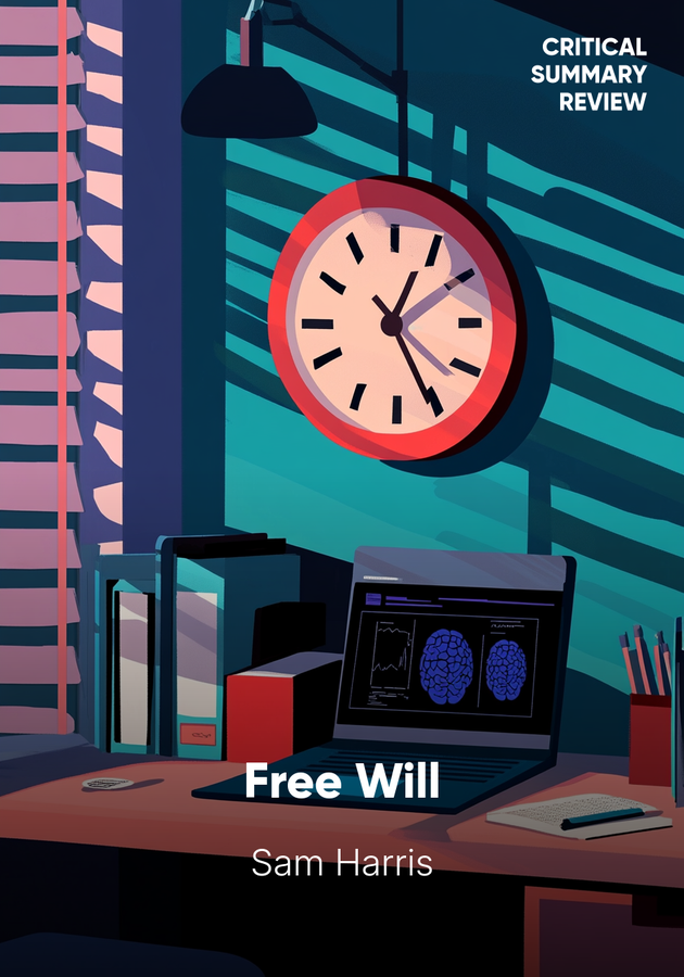 Book cover of Free Will by Sam Harris — critical summary review on 12min