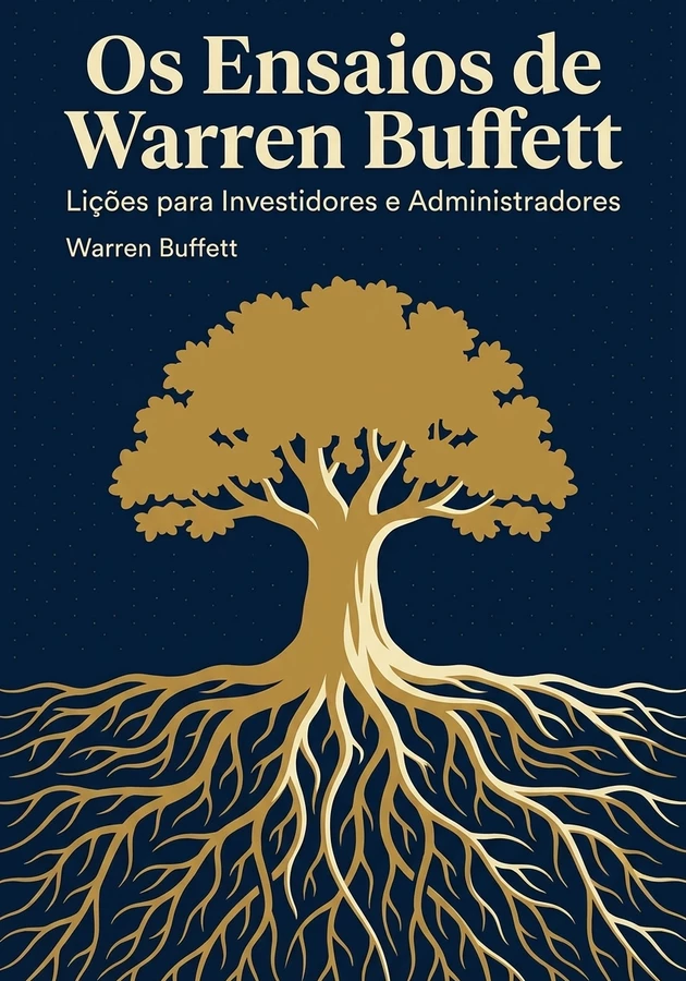 Capa do livro Os Ensaios de Warren Buffett, de Warren Buffett — resumo e resenha crítica no 12min