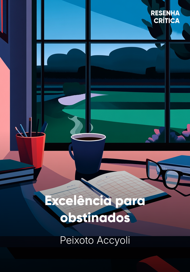 Capa do livro Excelência para obstinados, de Peixoto Accyoli — resumo e resenha crítica no 12min
