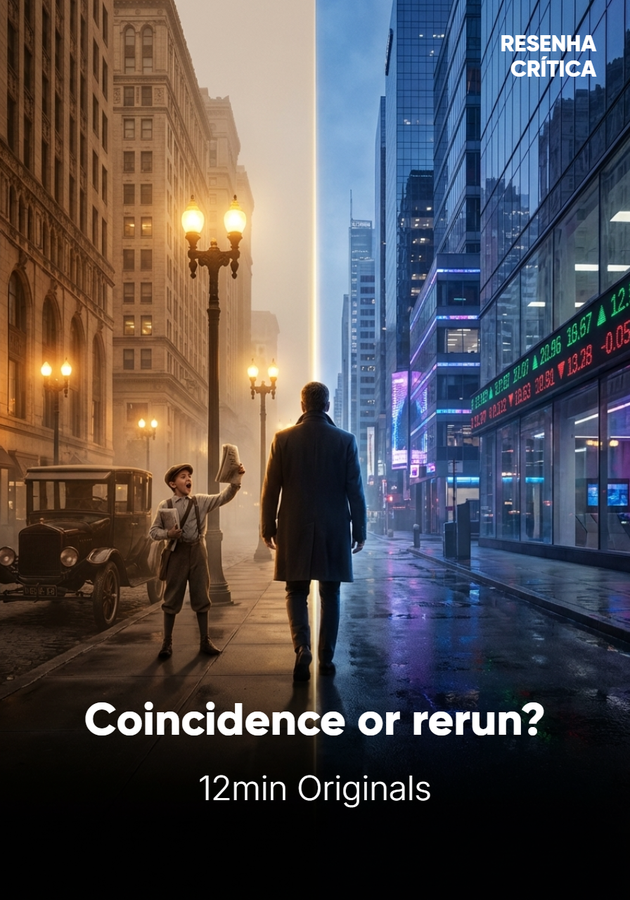 Book cover of Coincidence or rerun? by 12min Originals — critical summary review on 12min