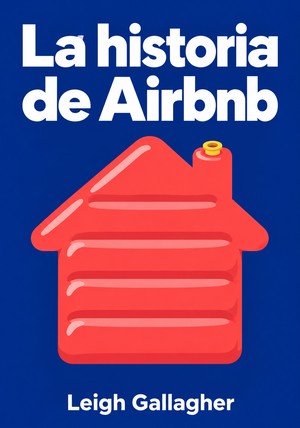 Portada del libro La historia de Airbnb, de  Leigh Gallagher — resumen crítico y reseña en 12min