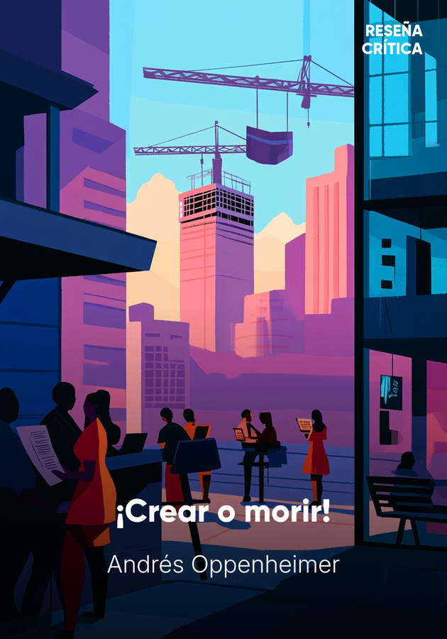 Portada del libro ¡Crear o morir!, de Andrés Oppenheimer — resumen crítico y reseña en 12min