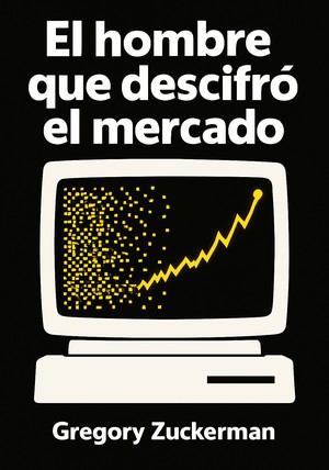 Portada del libro El hombre que descifró el mercado, de Gregory Zuckerman — resumen crítico y reseña en 12min