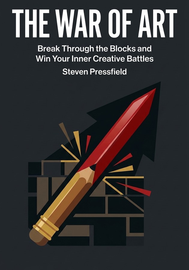 Book cover of The War Of Art  by Steven Pressfield — critical summary review on 12min