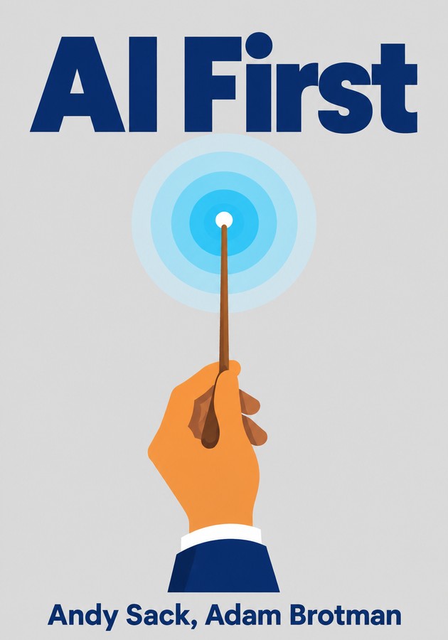 Portada del libro AI First, de Andy Sack & Adam Brotman — resumen crítico y reseña en 12min
