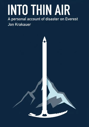 Book cover of Into Thin Air by Jon Krakauer — critical summary review on 12min