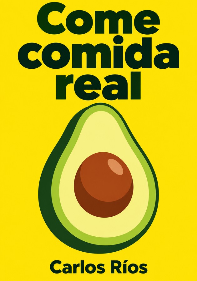 Portada del libro Come comida real, de Carlos Ríos — resumen crítico y reseña en 12min