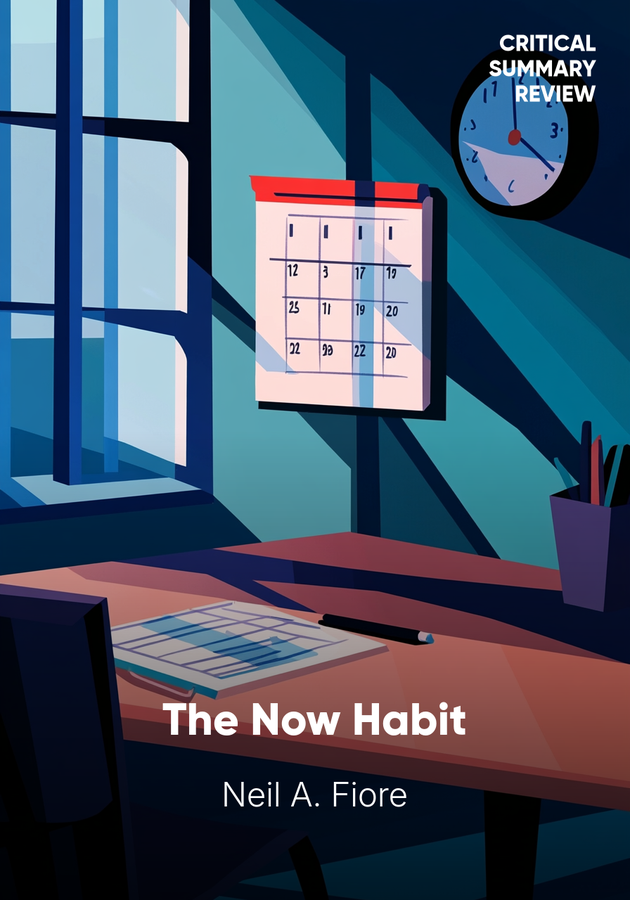 Book cover of The Now Habit by Neil A. Fiore — critical summary review on 12min
