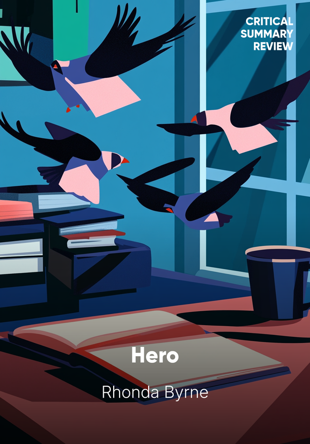 Book cover of Hero by Rhonda Byrne — critical summary review on 12min