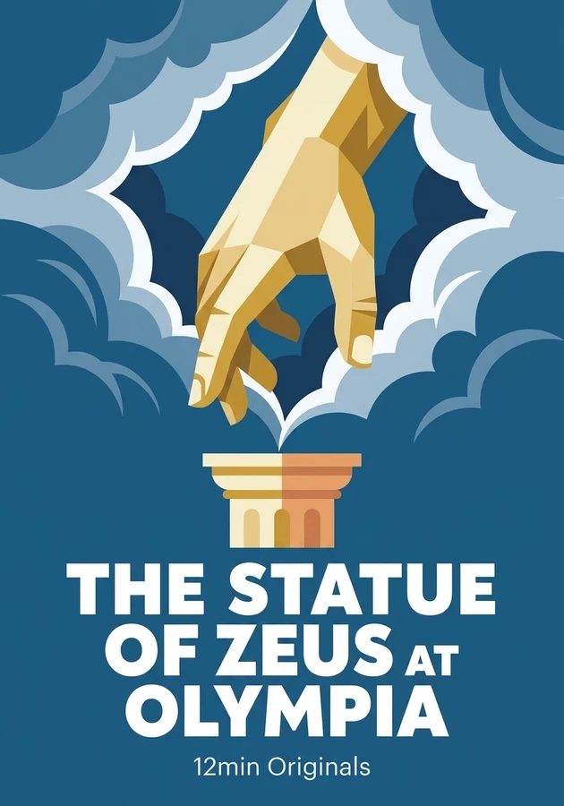 Book cover of The Statue of Zeus at Olympia by 12min Originals — critical summary review on 12min