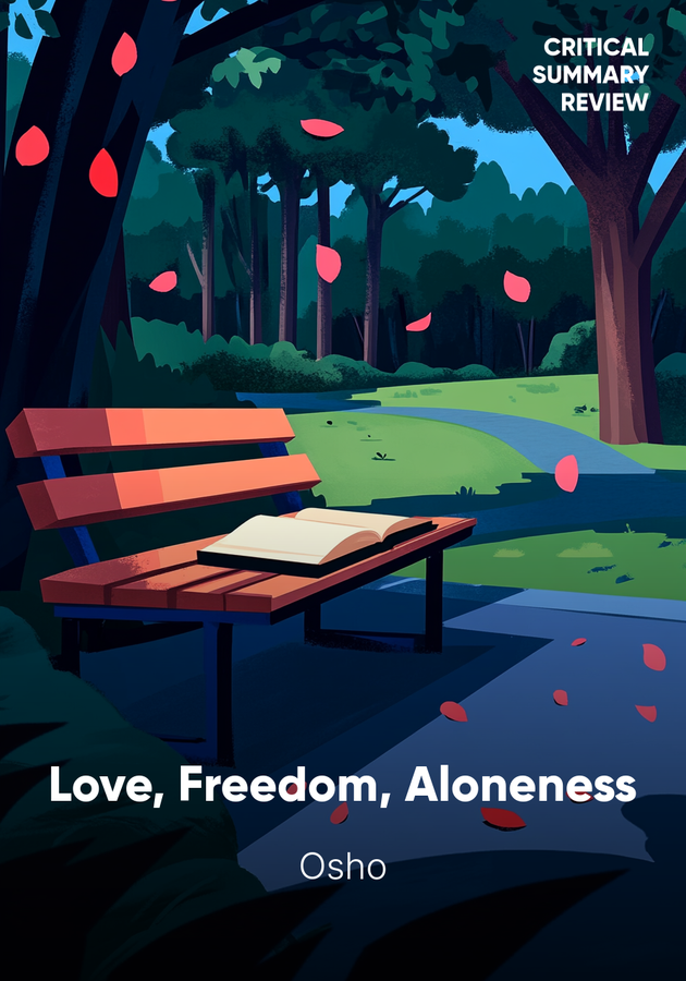 Book cover of Love, Freedom, Aloneness by Osho — critical summary review on 12min