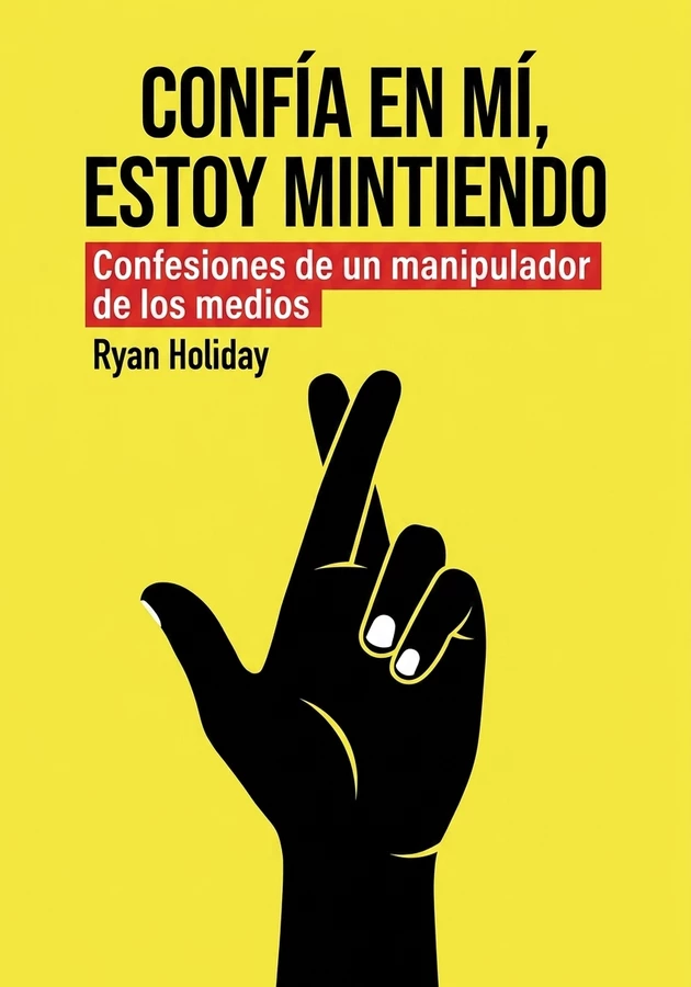 Portada del libro Confía en mí, estoy mintiendo, de Ryan Holiday — resumen crítico y reseña en 12min