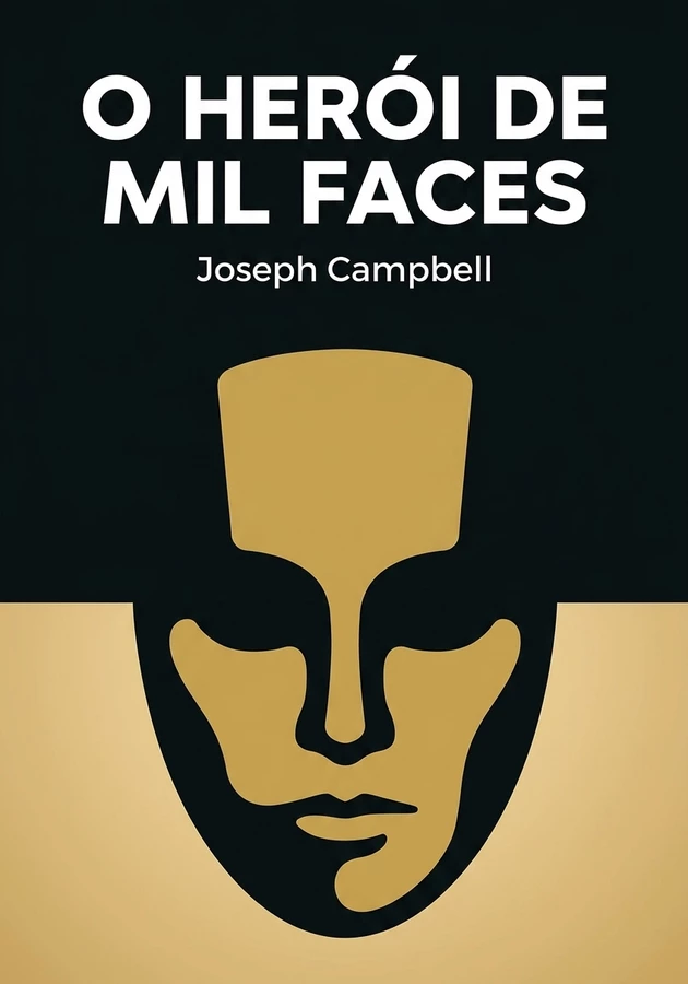Capa do livro O Herói de Mil Faces, de Joseph Campbell — resumo e resenha crítica no 12min