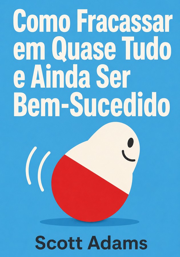 Capa do livro Como Fracassar em Quase Tudo e Ainda Ser Bem-Sucedido, de Scott Adams — resumo e resenha crítica no 12min