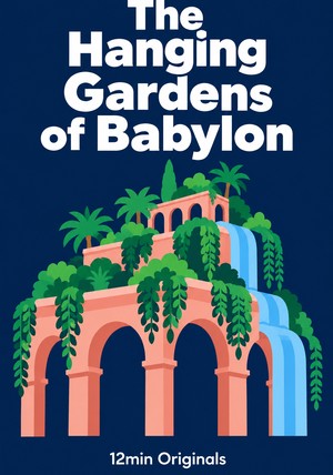 Book cover of The Hanging Gardens of Babylon by 12min Originals — critical summary review on 12min