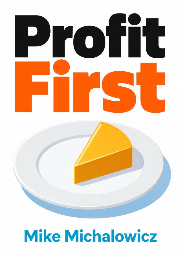 Book cover of Profit First by Mike Michalowicz — critical summary review on 12min